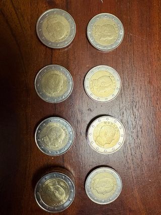 Lote 122 Monedas 2€ (de año)
