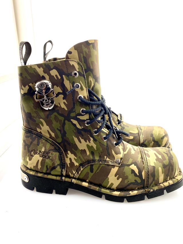 Botas New Rock Camuflaje Talla 45