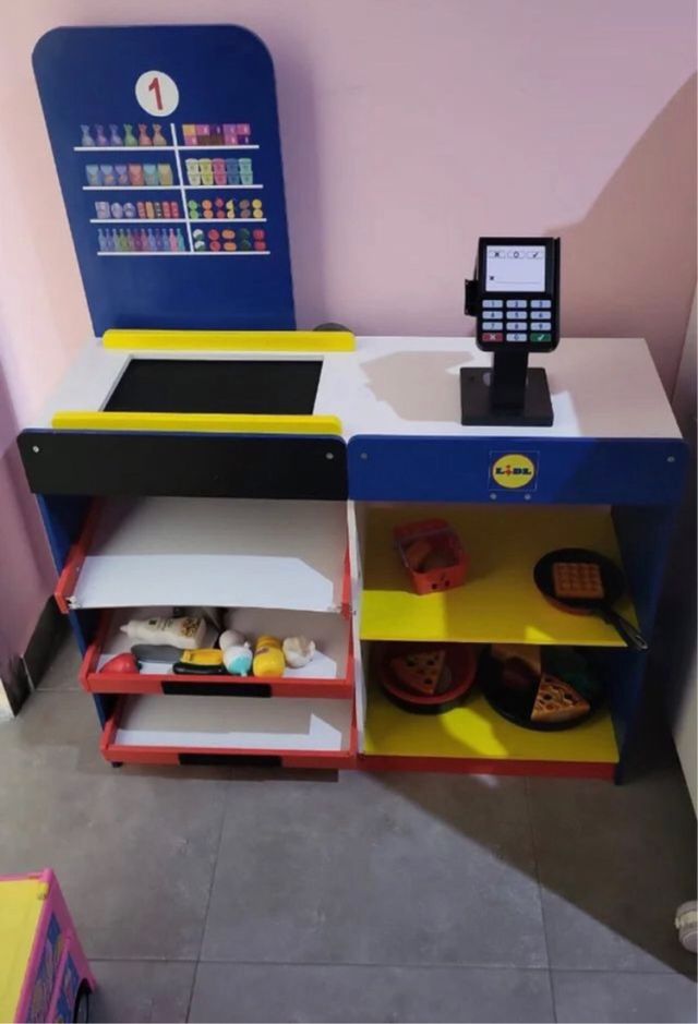Cassa registratrice e supermercato per bambini Lidl
