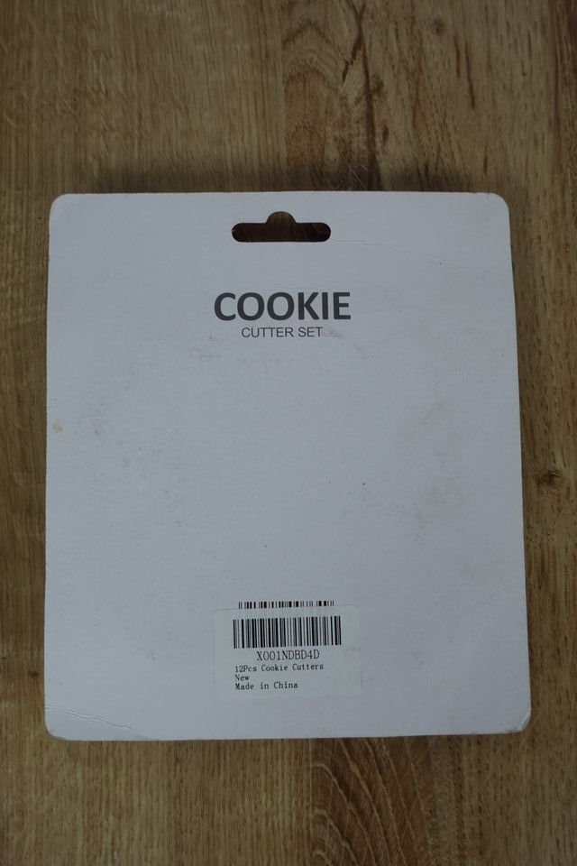 Conjunto de moldes de biscoitos em aço inoxidável 12 peças