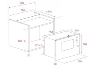 Microondas Teka Integrable Acero Inoxidable