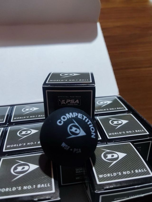 Pelotas Squash Dunlop Competition Oficiales