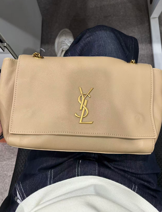 Bolso YSL Kate Mujer Beige/Oro