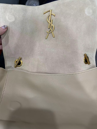 Bolso YSL Kate Mujer Beige/Oro