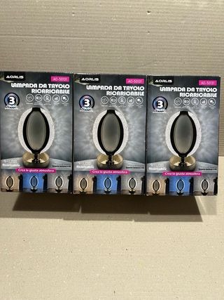 Set 3 Lampade LED Ricaricabili Aorlis