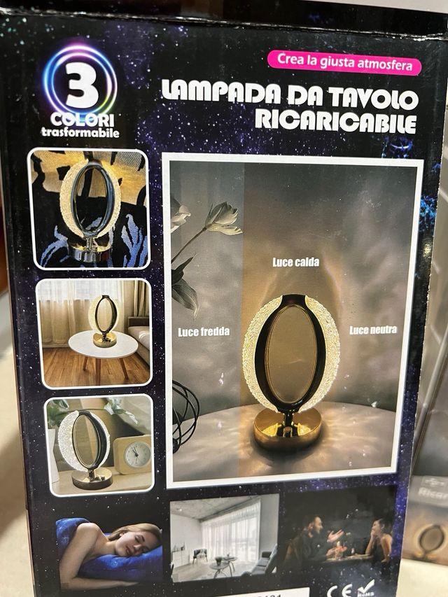 Set 3 Lampade LED Ricaricabili Aorlis