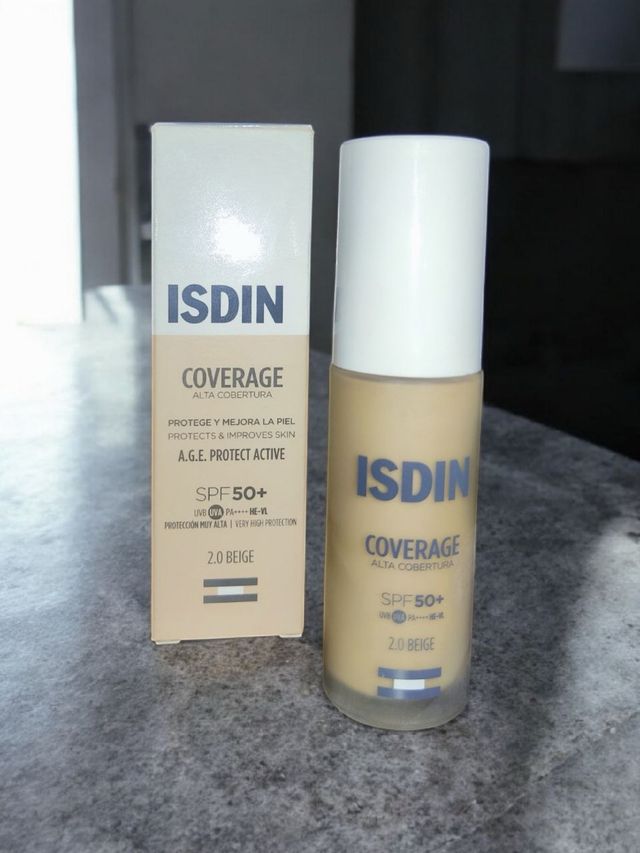 ISDIN Coverage 2.0 Beige Maquillaje Fluido SPF50+