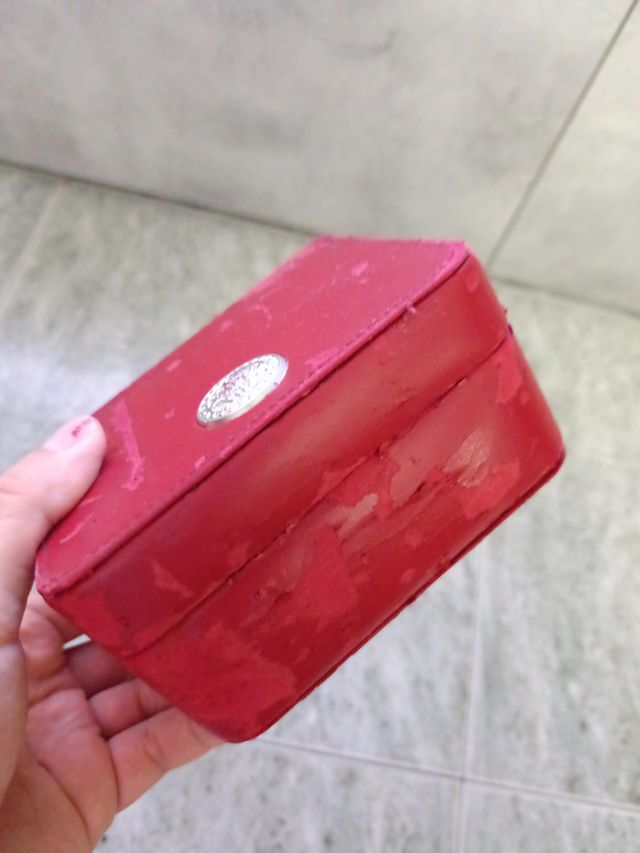 Omega Caja Reloj Roja