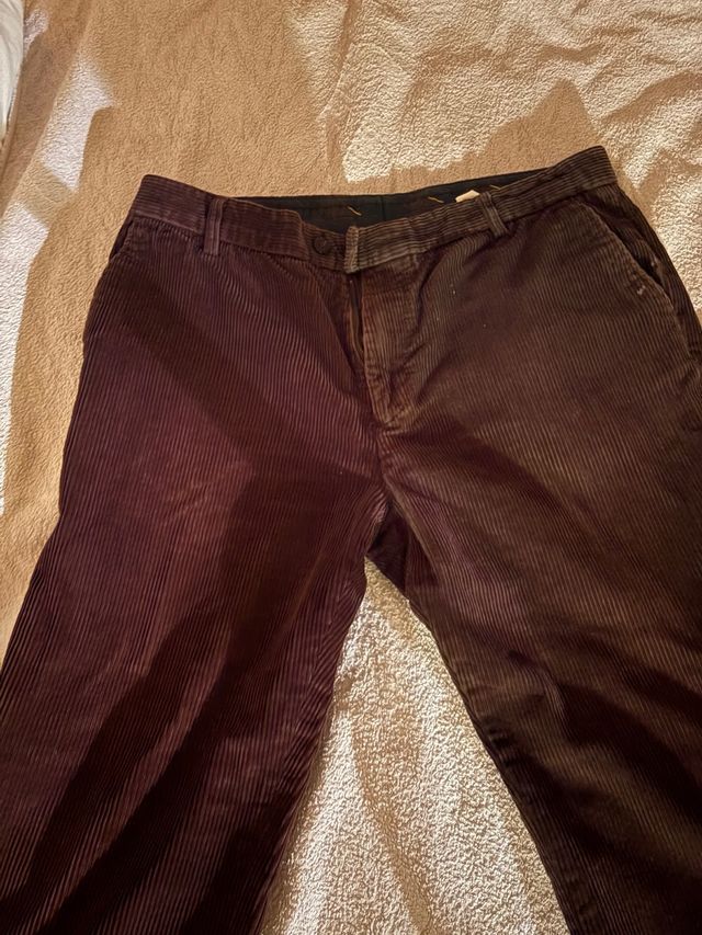 Pantalón pana Docairo Talla 50 Marrón