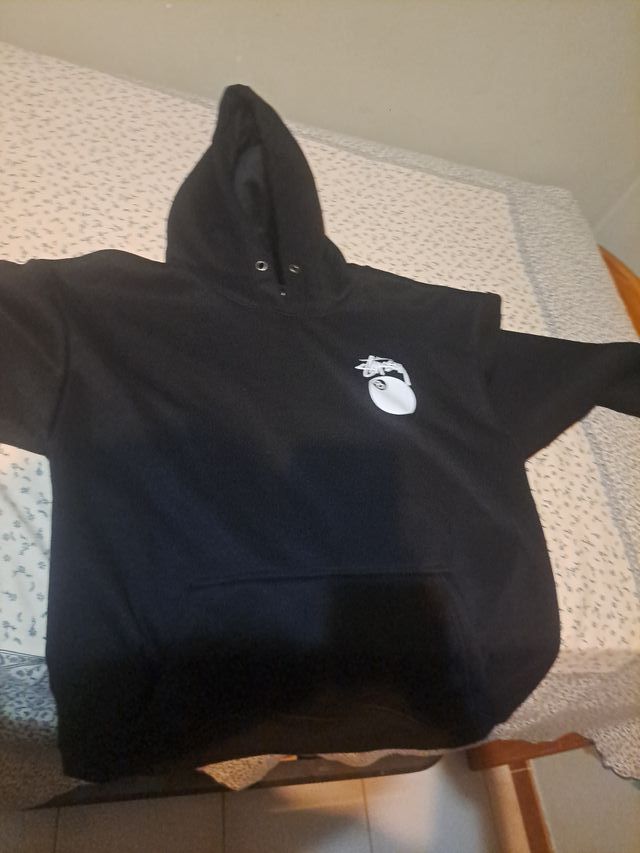 Sudadera Stussy 8 Ball Negra