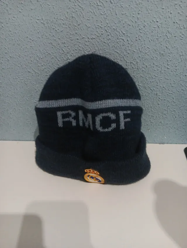 Gorro Real Madrid RM CF Azul Gris