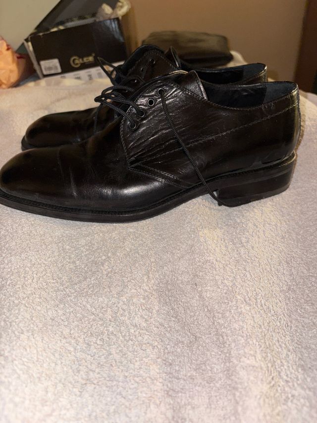 Zapatos Emidio Tucci Negros Talla 42