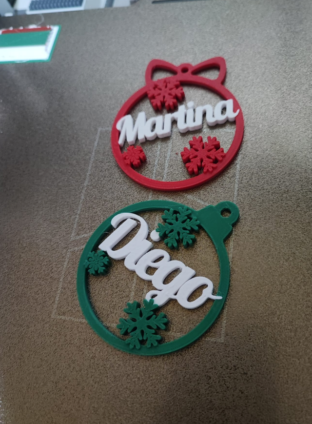 Bolas Navidad Personalizadas