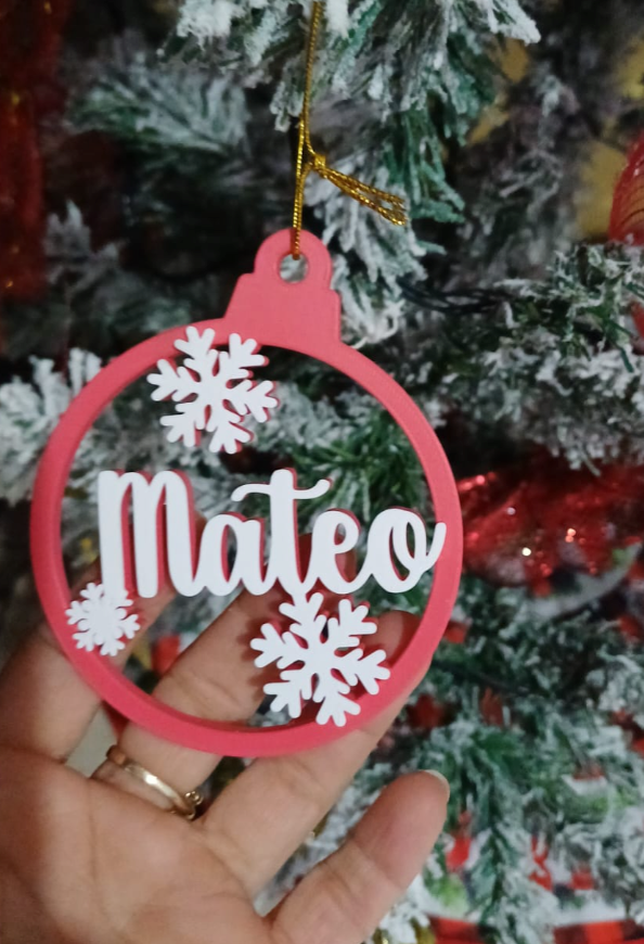 Bolas Navidad Personalizadas