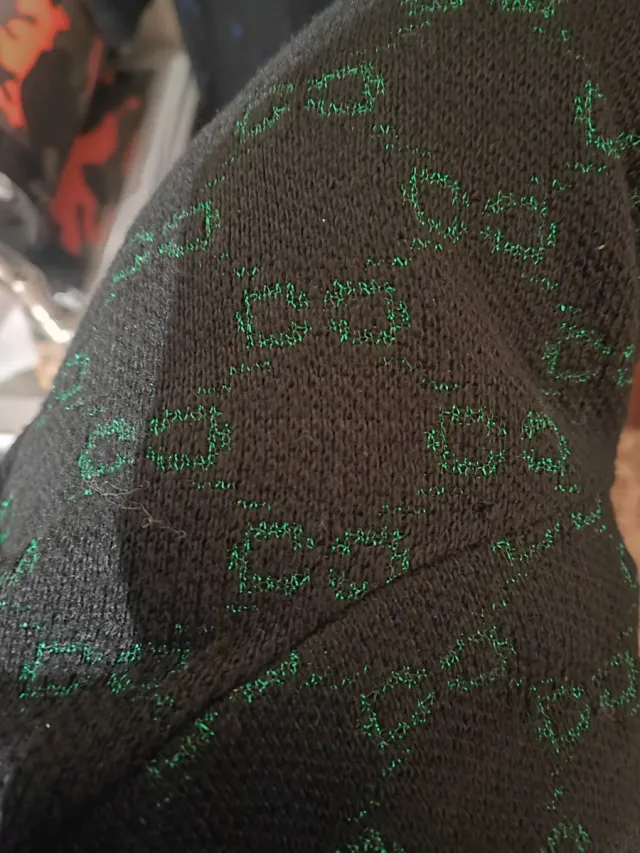 Vestido largo lana negro