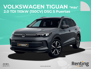 VOLKSWAGEN Tiguan "Más" 2.0 TDI 110kW (150CV) DSG