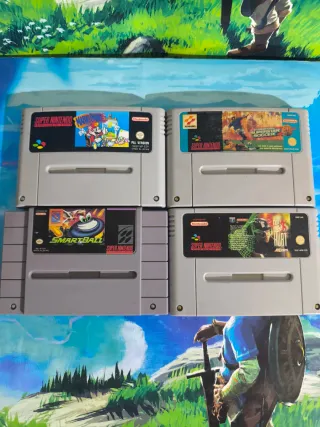 Pack 4 Juegos Super Nintendo SNES