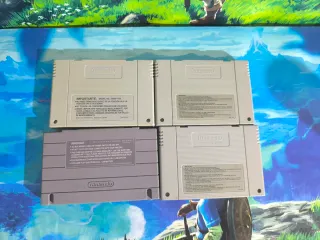 Pack 4 Juegos Super Nintendo SNES