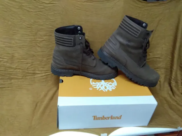 Botas Timberland Cuero Marrón Talla 42