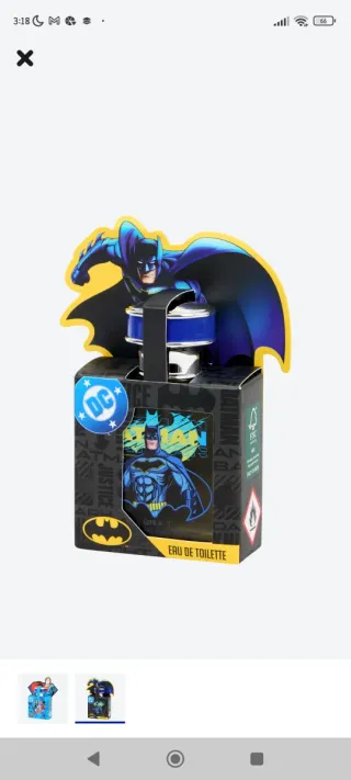Profumo Bambino DC Comics Batman Eau de Toilette