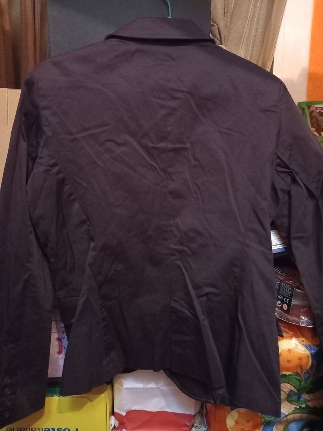 57- Anericana mujer, Lefties - negra, Talla L