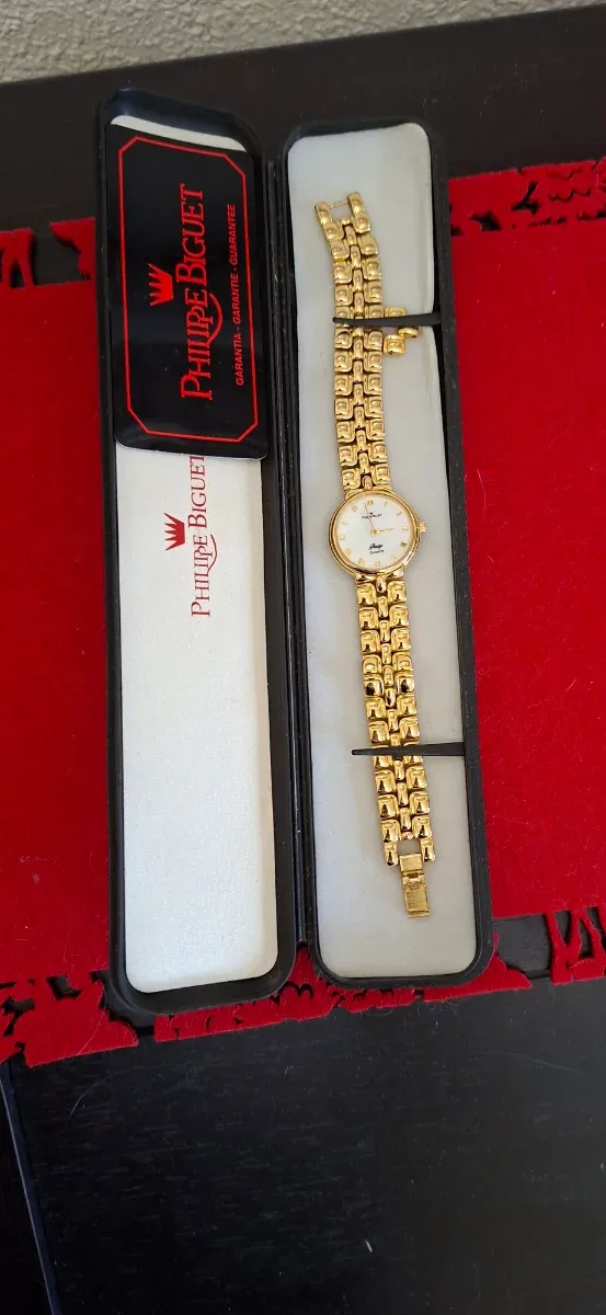 Reloj Philippe Biguet Chapado en Oro