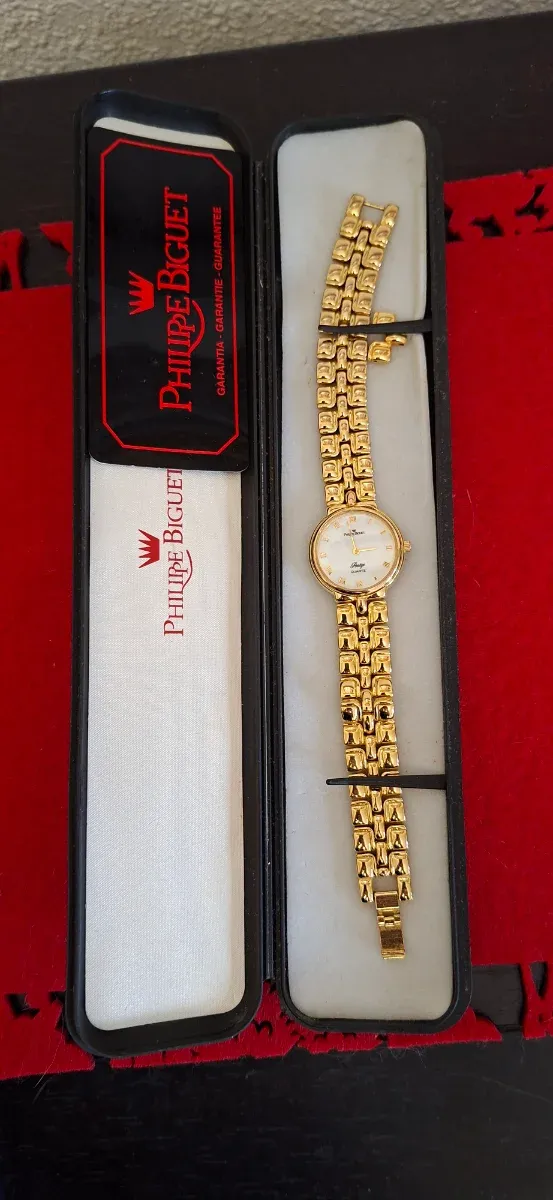 Reloj Philippe Biguet Chapado en Oro