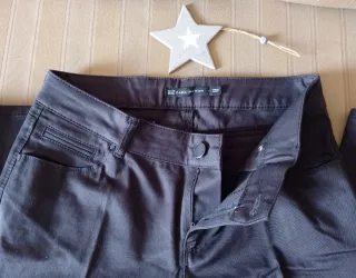 Pantaloni Zara donna tg 40/42 italiana grigio fumo