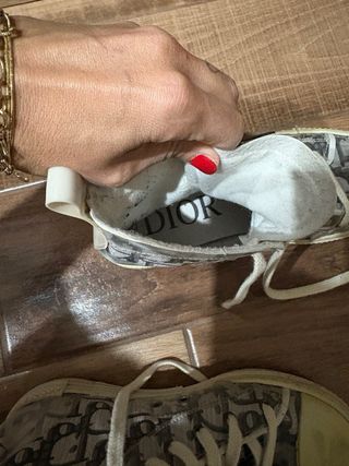 Scarpe Dior grigie e bianche