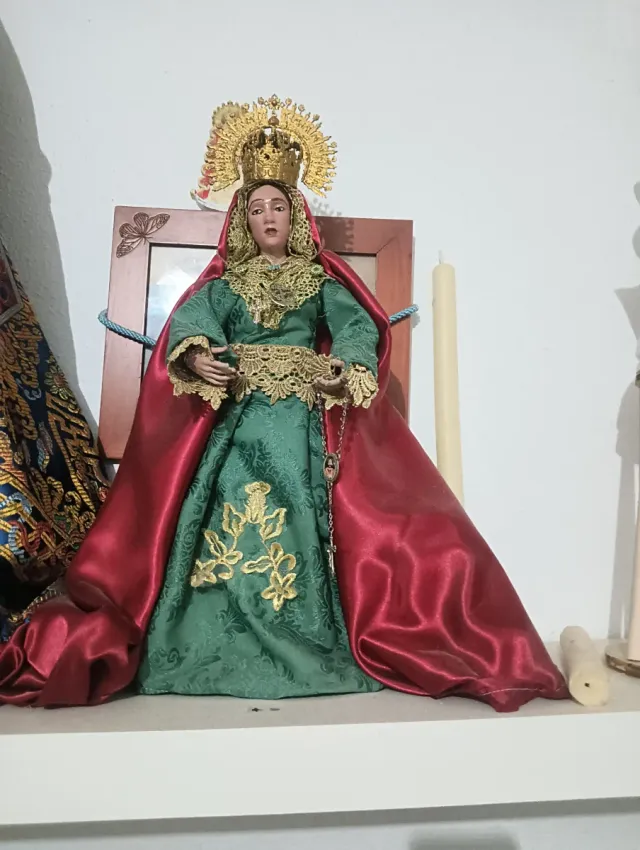 Virgen de Candelero 50 cm