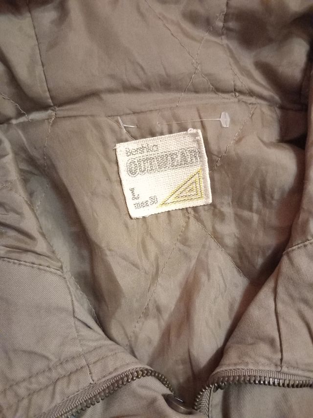 63- Gabardina Bershka - beige - L