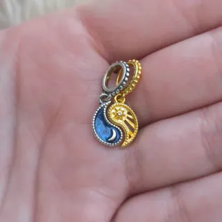 CHARM SOL Y LUNA DOBLE