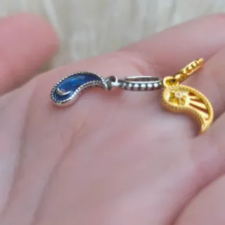 CHARM SOL Y LUNA DOBLE