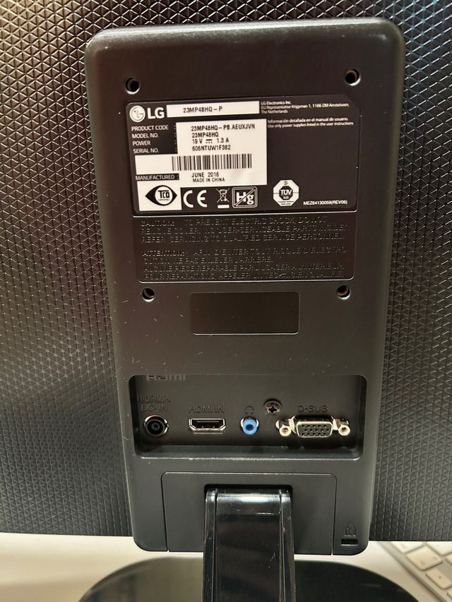 Monitor LG IPS LED Negro