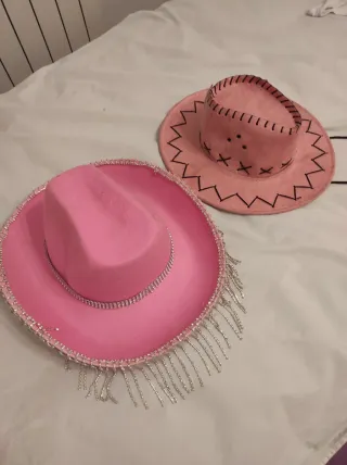 Gorro cowboy rosa