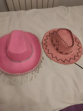 Gorro cowboy rosa
