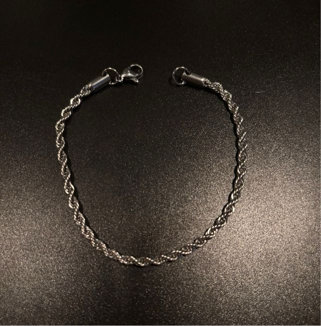Pulsera Plata Trenzada