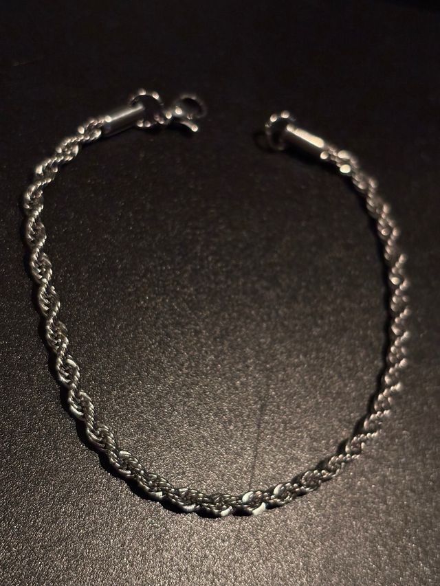 Pulsera Plata Trenzada