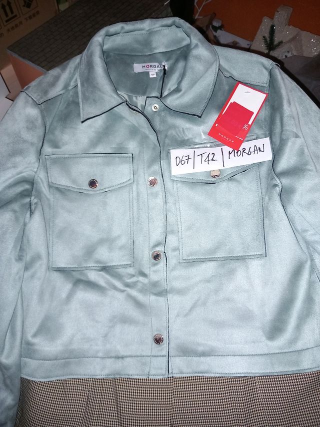 67- Chaqueta Morgan turquesa - Talla 42