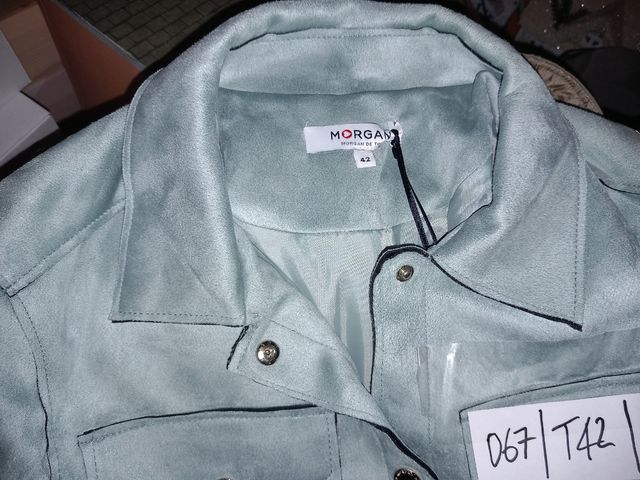 67- Chaqueta Morgan turquesa - Talla 42