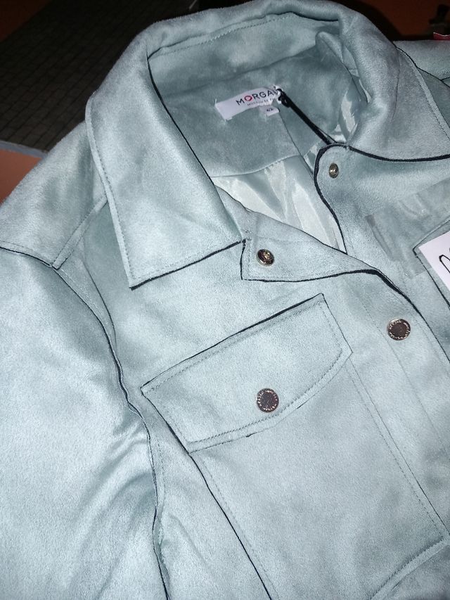 67- Chaqueta Morgan turquesa - Talla 42