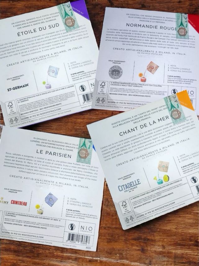 NIO Cocktails - Postcards from France