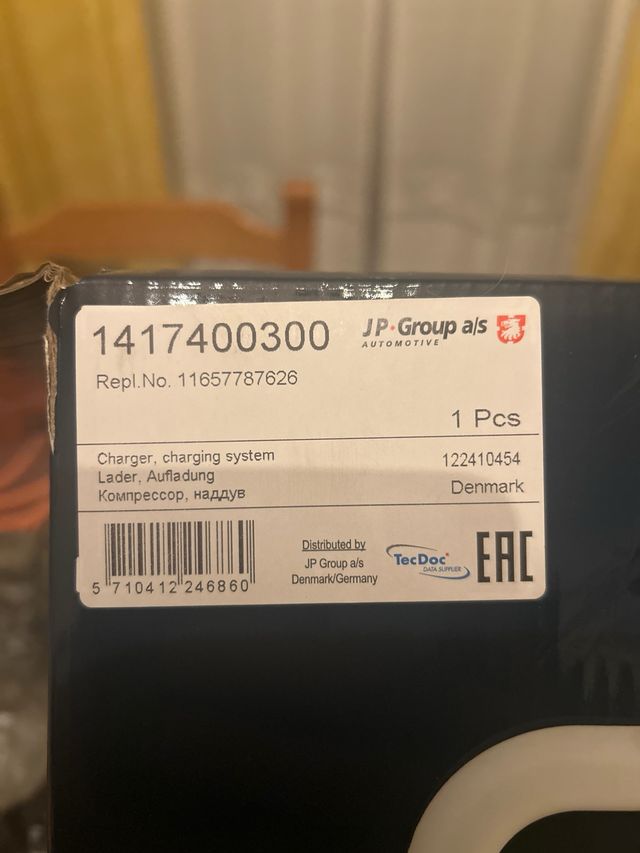 Turbo Compresor  bmw x3 2000 año 2007 