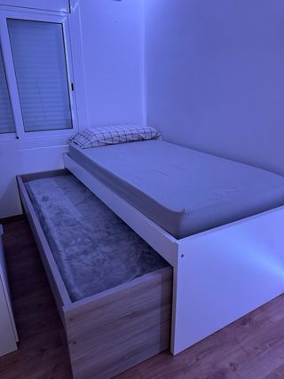 Cama nido 100x202 con 3 cajones