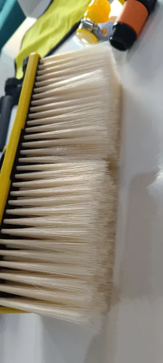 Escova Carro Cabo Extensível e Ligação Mangueira