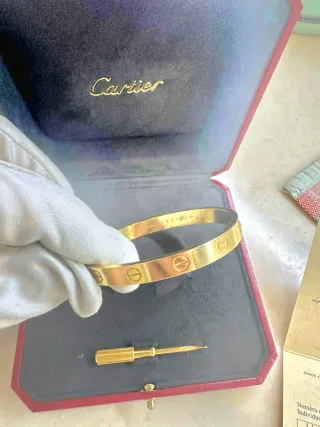 Pulsera Love Cartier Original Oro