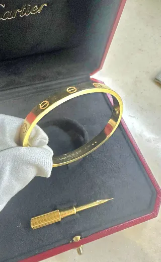 Pulsera Love Cartier Original Oro