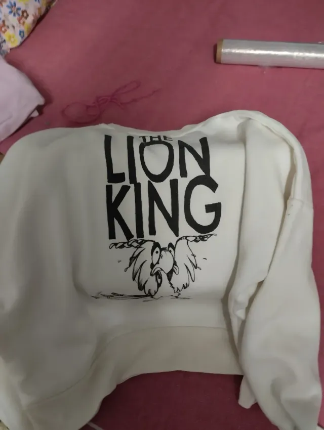 Felpa Bianca Il Re Leone