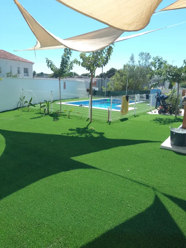Instalación césped artificial