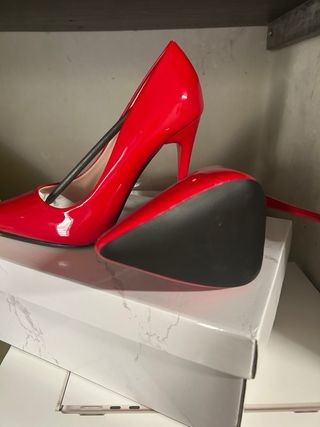 Scarpe tacco alto Moda Alice rosse 36